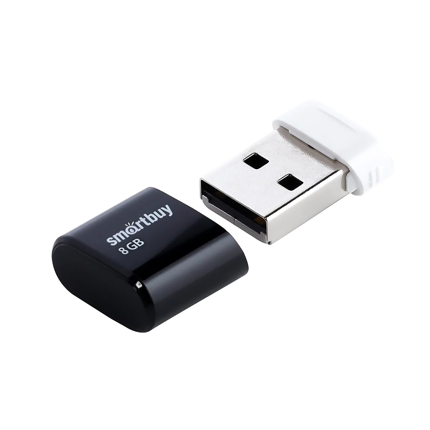 Флэш накопитель USB  8 Гб Smart Buy Lara (black)