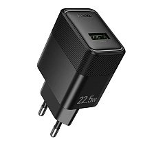 Адаптер Сетевой Hoco CS111A USB 22,5W (black)
