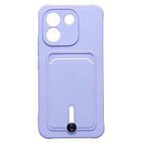 Чехол-накладка - SC304 с картхолдером для "Xiaomi Redmi Note 17 Pro Max" (light violet) (246847)