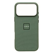 Чехол-накладка ORG TechWoven  "Apple iPhone 17 Pro Max" (green) (241862)