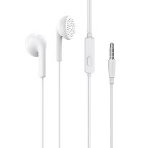 Проводные наушники с микрофоном вкладыши Borofone BM40 Sage (повр.уп.) Jack 3,5  (white)