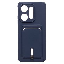 Чехол-накладка - SC304 с картхолдером для "Xiaomi Redmi 17C 5G" (dark blue)
